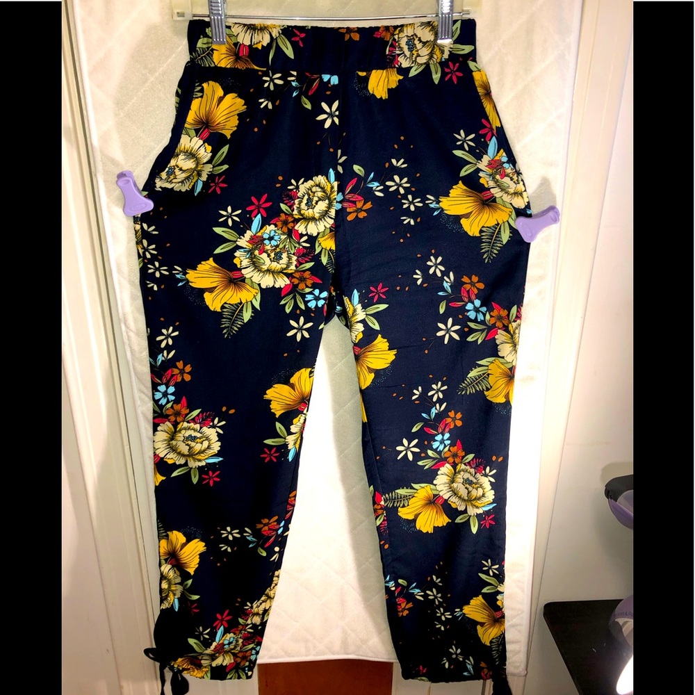 Shein floral summer pant nwot